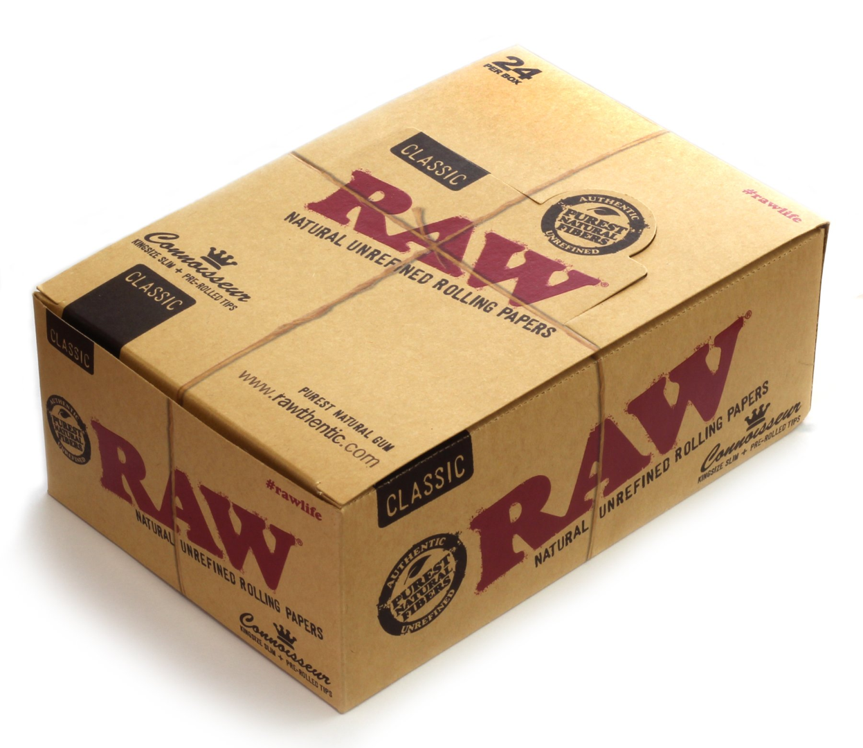 RAW CLASSIC KS CONNOISSEUR WITH TIPS
